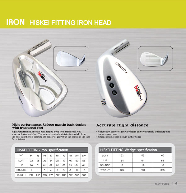 [Iron set] HISKEI  Made in Korea